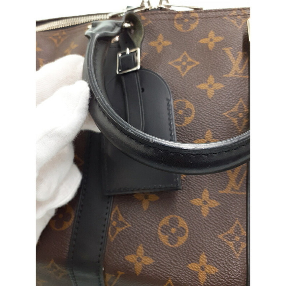 Louis Vuitton Bag Bandouliere Macassar Monogram Keepall - Picture 7 of 9
